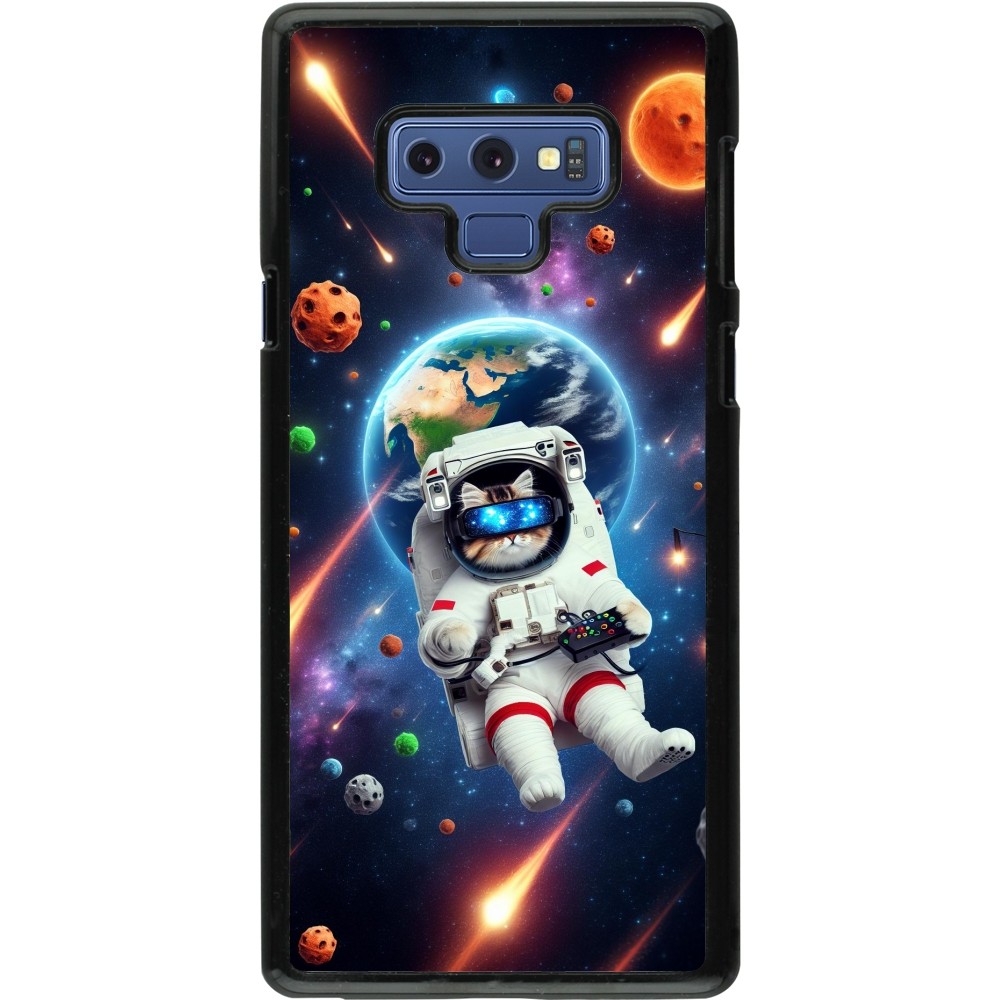 Samsung Galaxy Note9 Case Hülle - VR SpaceCat Odyssee