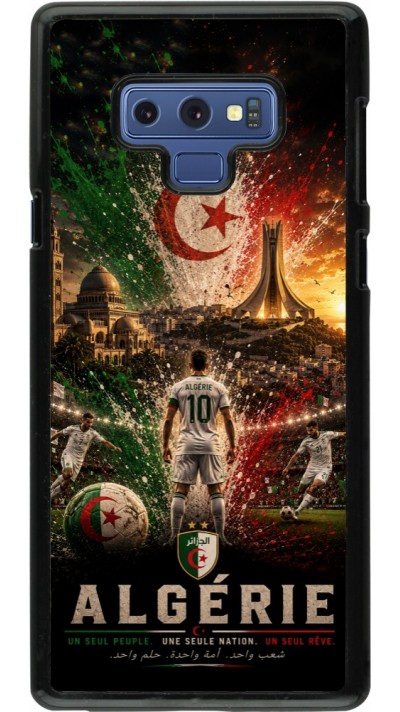 Samsung Galaxy Note9 Case Hülle - Fussball Algerien splash 2026