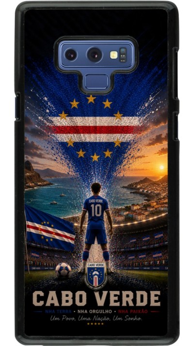 Samsung Galaxy Note9 Case Hülle - Fussball Kap Verde splash 2026