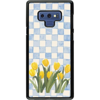 Coque Samsung Galaxy Note9 - Blue vichy tulips Spring 2026