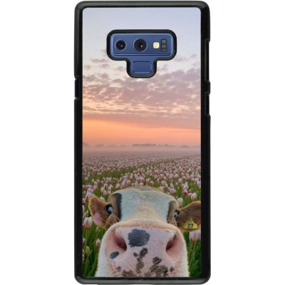 Samsung Galaxy Note9 Case Hülle - Cow with tulips Spring 2026
