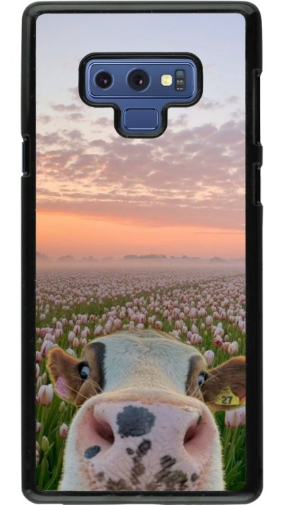 Coque Samsung Galaxy Note9 - Cow with tulips Spring 2026