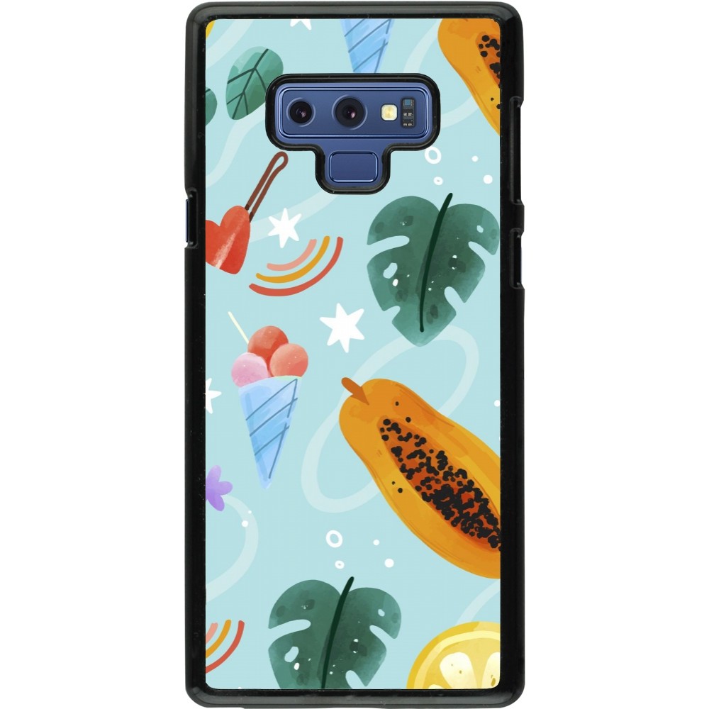 Samsung Galaxy Note9 Case Hülle - Summer 2025 Pattern papaya