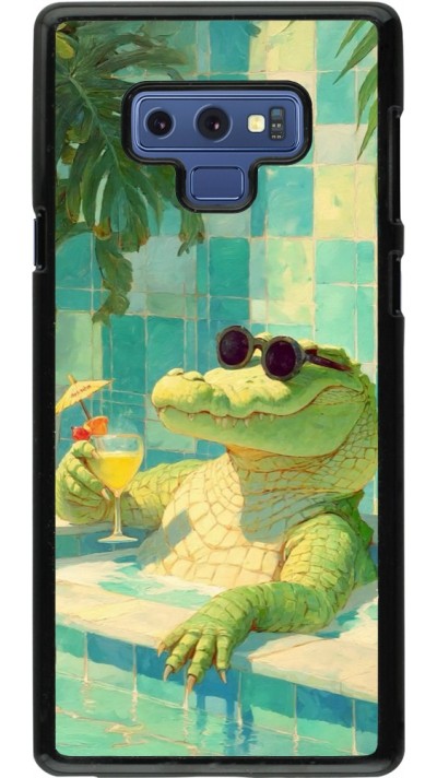 Samsung Galaxy Note9 Case Hülle - Crocodile in the swimming pool Summer 2026