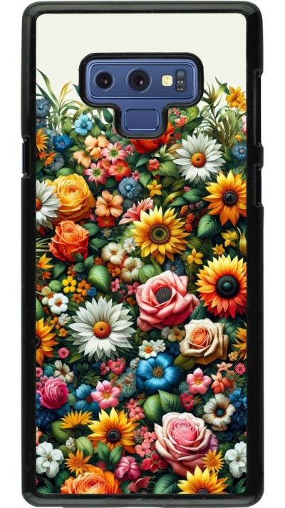 Samsung Galaxy Note9 Case Hülle - Sommer Blumenmuster