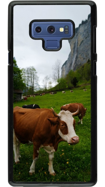 Samsung Galaxy Note9 Case Hülle -  Nationalfeiertag Schweiz Kühe