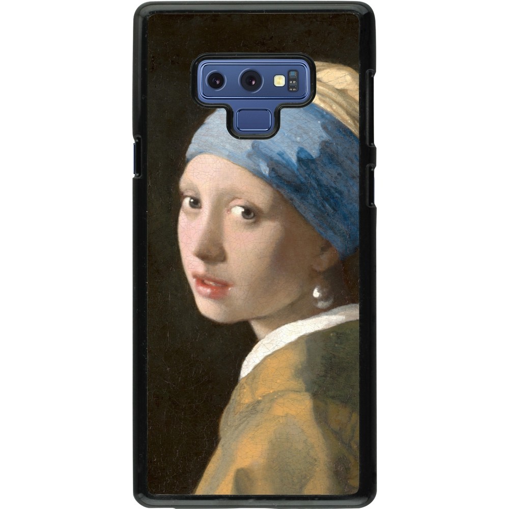 Coque Samsung Galaxy Note9 - Tableau art - La Jeune fille à la perle - Johannes Vermeer