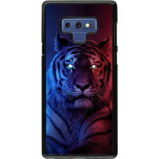 Coque Samsung Galaxy Note9 - Tiger Blue Red