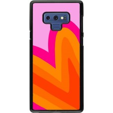 Coque Samsung Galaxy Note9 - Valentine 2024 heart gradient