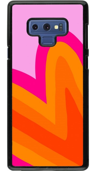Coque Samsung Galaxy Note9 - Valentine 2024 heart gradient