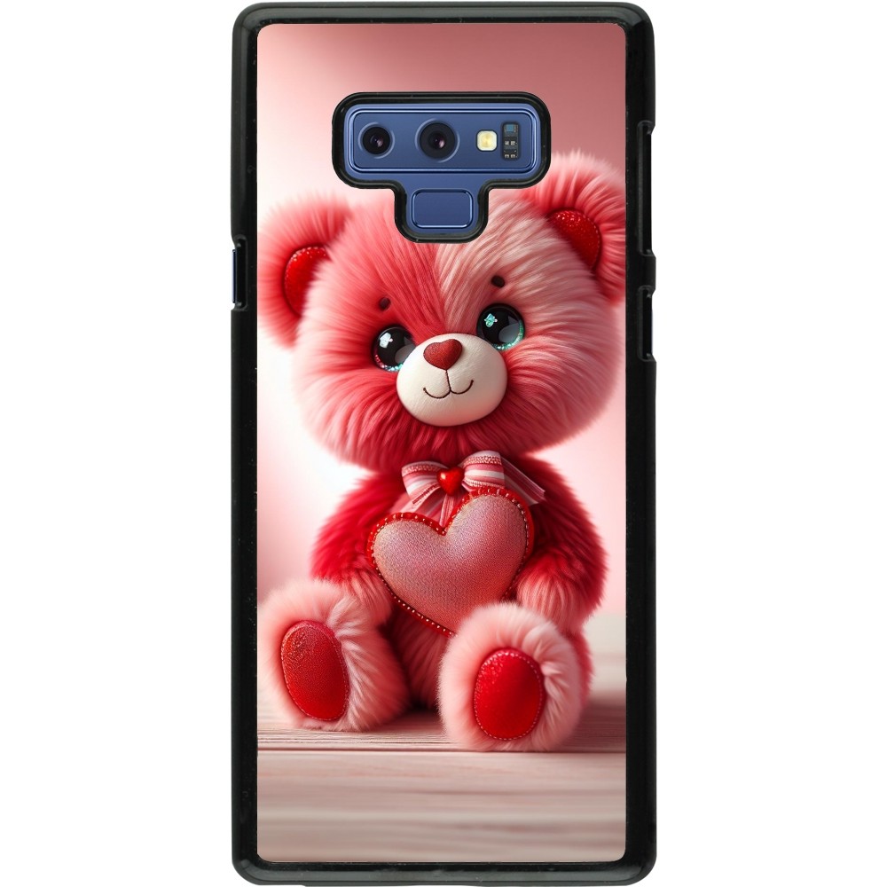 Coque Samsung Galaxy Note9 - Valentine 2024 Ourson rose