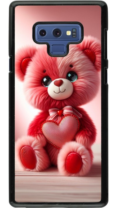 Coque Samsung Galaxy Note9 - Valentine 2024 Ourson rose