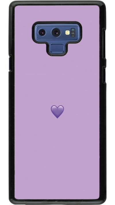 Coque Samsung Galaxy Note9 - Valentine 2023 purpule single heart