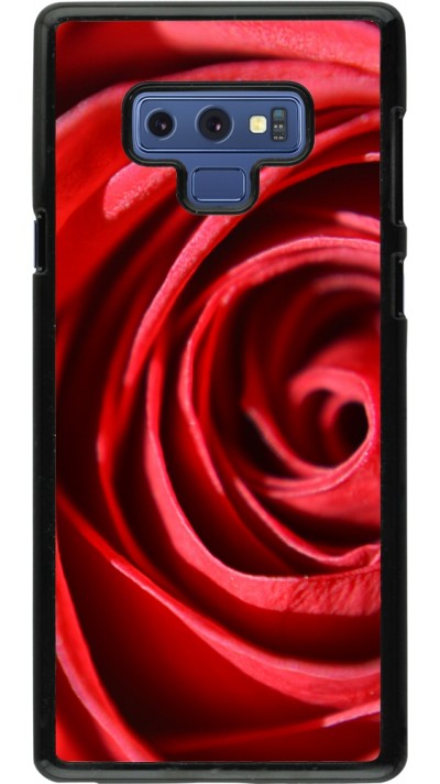 Coque Samsung Galaxy Note9 - Valentine 2023 close up rose