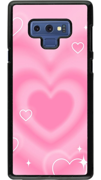 Coque Samsung Galaxy Note9 - Valentine 2023 degraded pink hearts