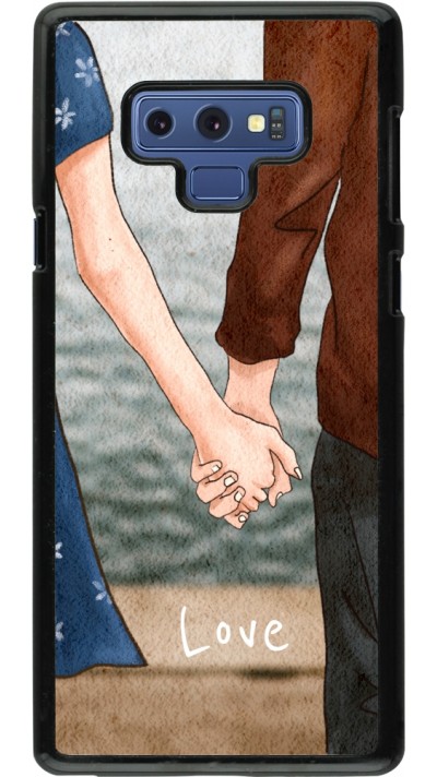 Coque Samsung Galaxy Note9 - Valentine 2023 lovers holding hands