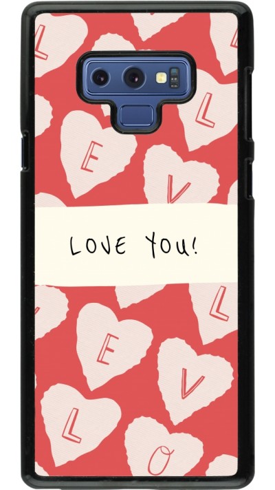 Coque Samsung Galaxy Note9 - Valentine 2023 love you note