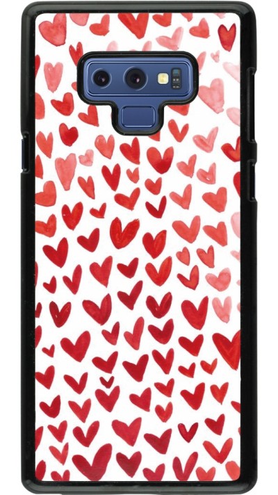 Coque Samsung Galaxy Note9 - Valentine 2023 multiple red hearts
