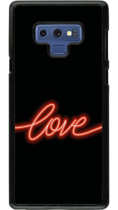 Coque Samsung Galaxy Note9 - Valentine 2023 neon love