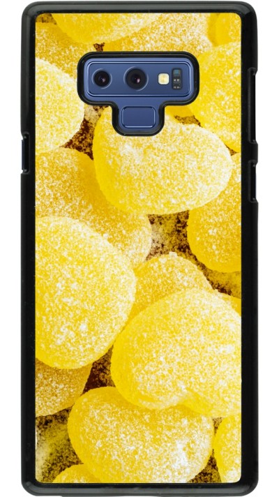 Coque Samsung Galaxy Note9 - Valentine 2023 sweet yellow hearts