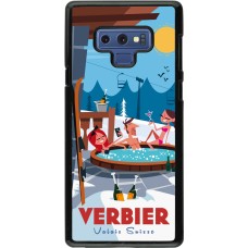 Samsung Galaxy Note9 Case Hülle - Verbier Mountain Jacuzzi