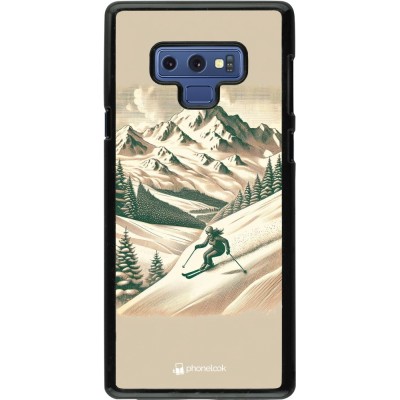 Coque Samsung Galaxy Note9 - Vintage Ski Mountain