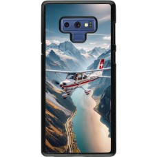 Samsung Galaxy Note9 Case Hülle - Schweizer Alpenflug