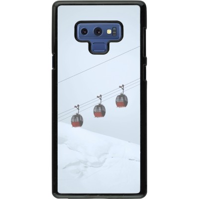 Samsung Galaxy Note9 Case Hülle - Winter 22 ski lift
