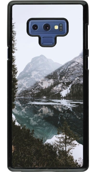 Coque Samsung Galaxy Note9 - Winter 22 snowy mountain and lake