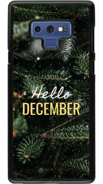 Samsung Galaxy Note9 Case Hülle - Winter 25 Winter hello december