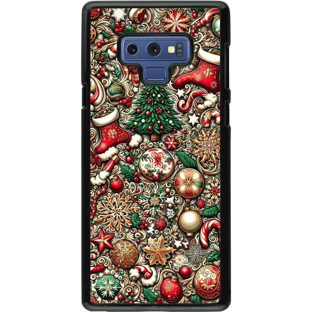 Samsung Galaxy Note9 Case Hülle - Weihnachten 2023 Mikromuster