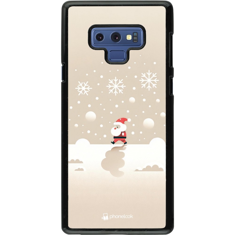 Samsung Galaxy Note9 Case Hülle - Weihnachten 2023 Minimalistischer Weihnachtsmann