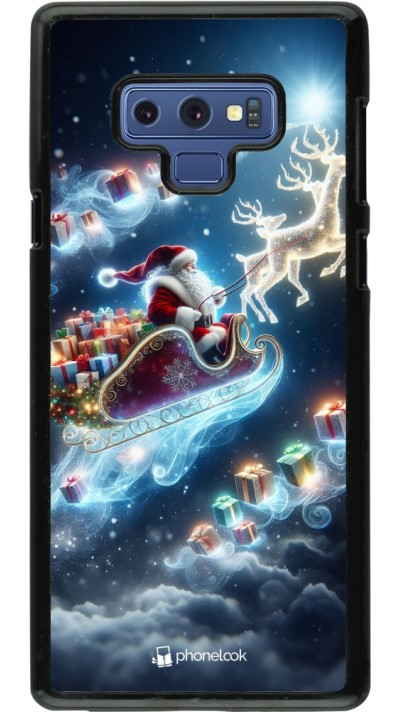 Coque Samsung Galaxy Note9 - Noël 2023 Père Noël enchanté