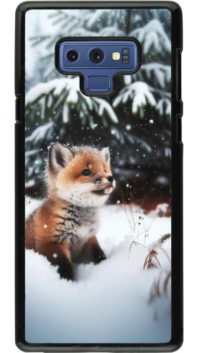 Coque Samsung Galaxy Note9 - Noël 2023 Renardeau sapin