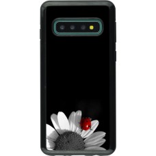 Hülle Samsung Galaxy S10 - Hybrid Armor schwarz Black and white Cox