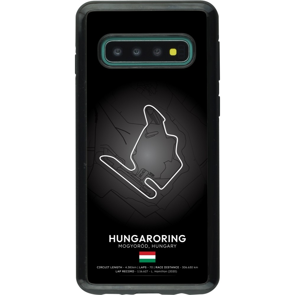 Coque Samsung Galaxy S10 - Hybrid Armor noir F1 Track 2025 Hungary
