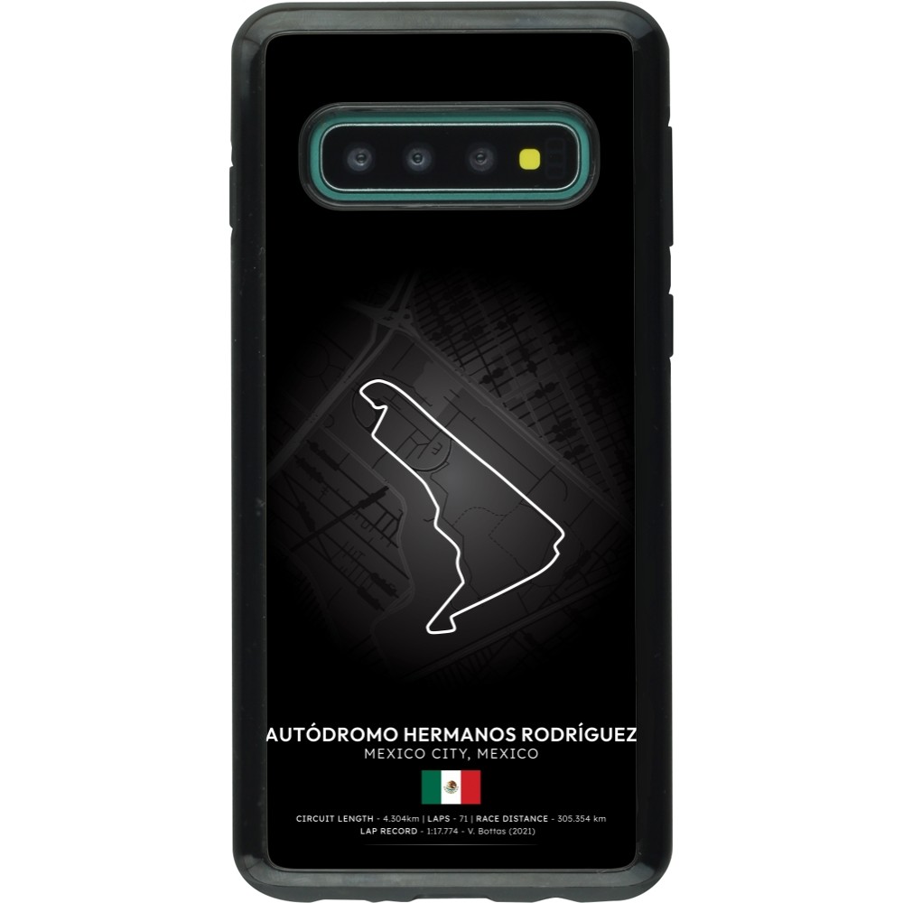 Samsung Galaxy S10 Case Hülle - Hybrid Armor schwarz F1 Track 2025 Mexico