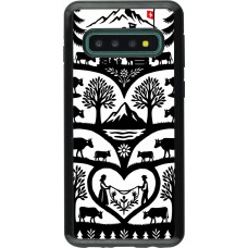 Samsung Galaxy S10 Case Hülle - Hybrid Armor schwarz Poya Schweiz 2