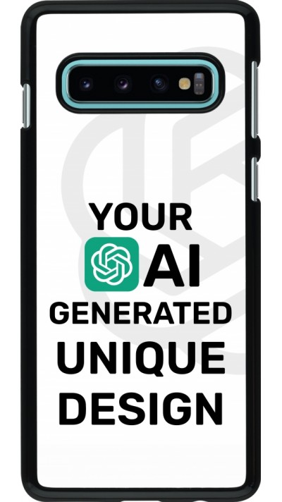 Coque Samsung Galaxy S10 - 100% unique générée par intelligence artificielle (AI) avec vos idées