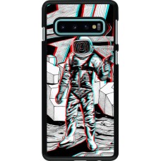 Hülle Samsung Galaxy S10 - Anaglyph Astronaut