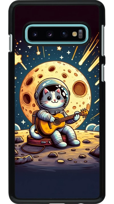 Samsung Galaxy S10 Case Hülle - AstroKatze RockMond