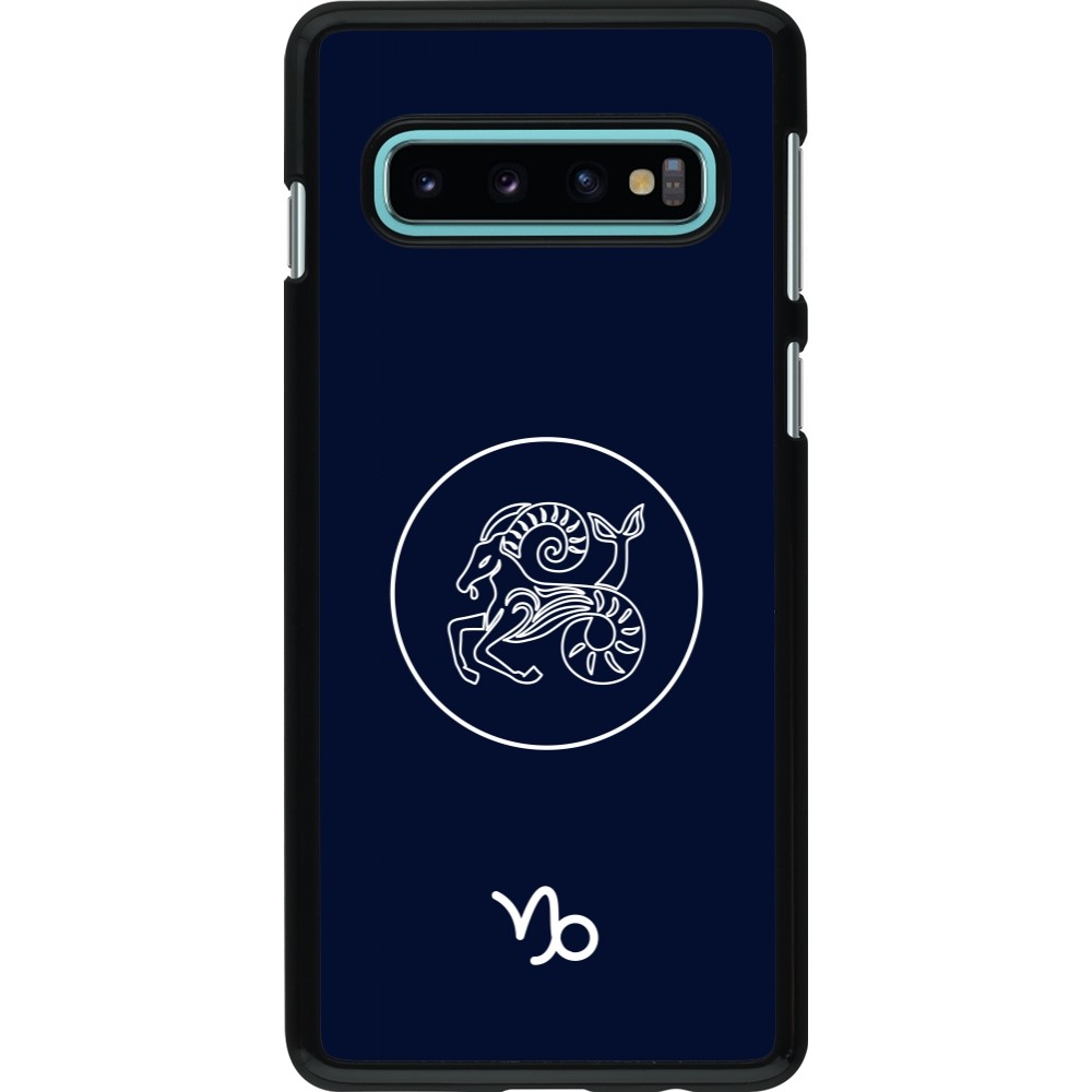 Samsung Galaxy S10 Case Hülle - Astrologie Steinbock