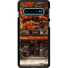 Samsung Galaxy S10 Case Hülle - Autumn 25 Coffee shop