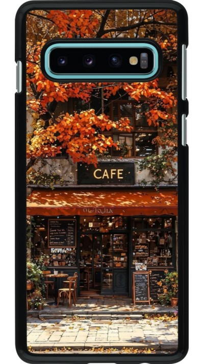 Samsung Galaxy S10 Case Hülle - Autumn 25 Coffee shop