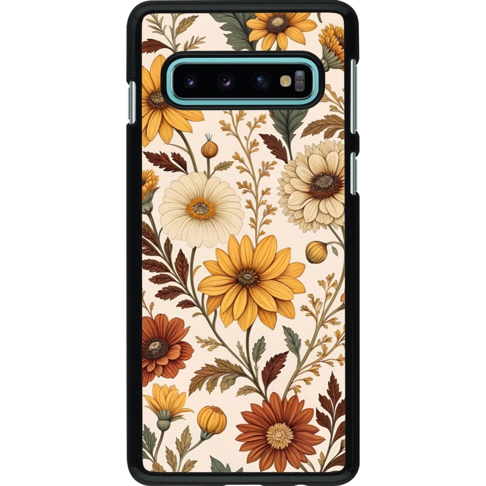 Samsung Galaxy S10 Case Hülle - Autumn 25 Flower pattern