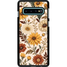 Samsung Galaxy S10 Case Hülle - Autumn 25 Flower pattern