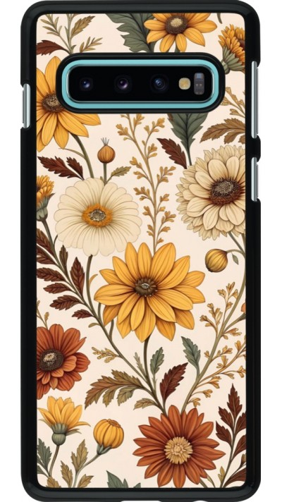 Samsung Galaxy S10 Case Hülle - Autumn 25 Flower pattern