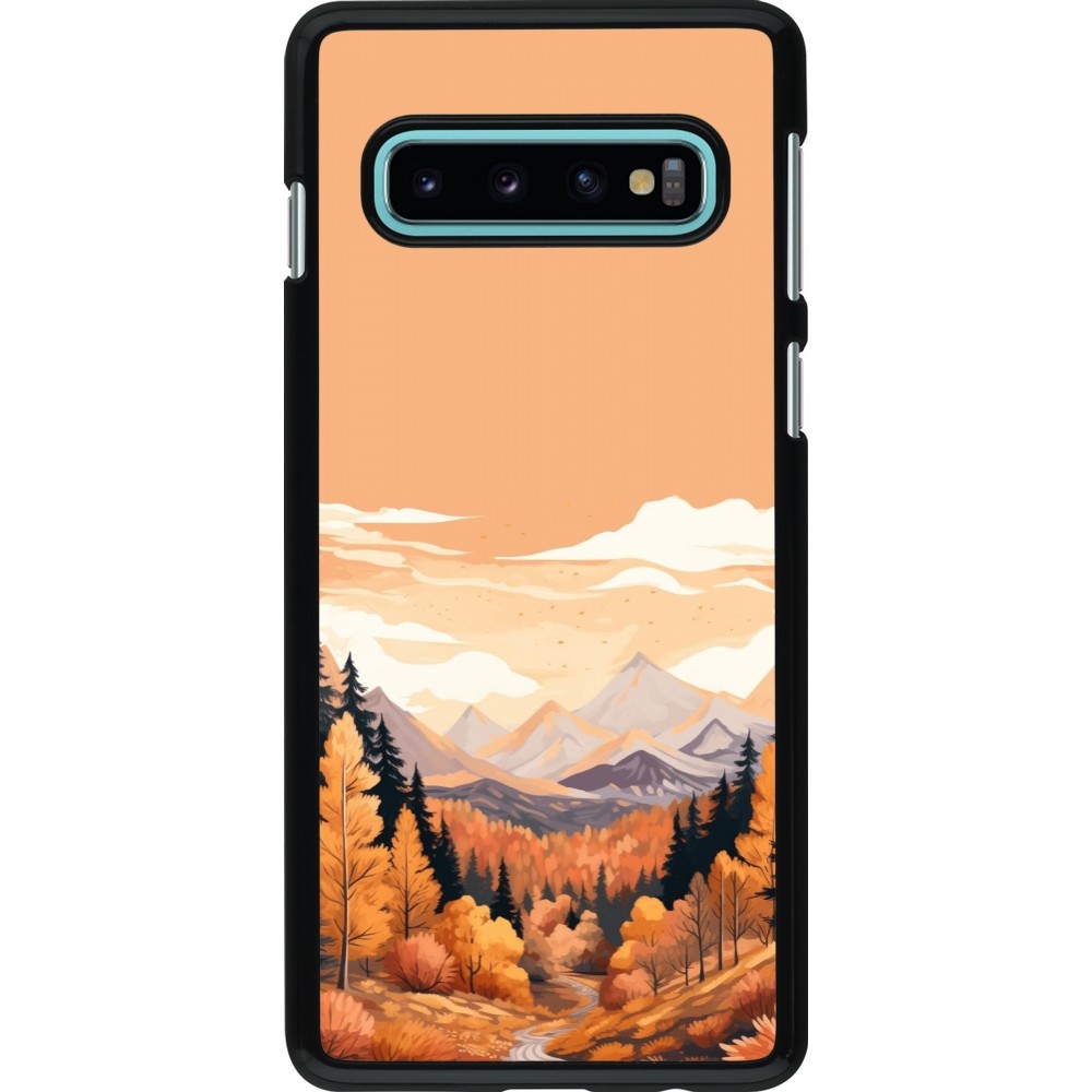 Samsung Galaxy S10 Case Hülle - Autumn 25 Mountains