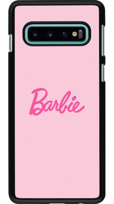 Samsung Galaxy S10 Case Hülle - Barbie Text
