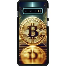 Samsung Galaxy S10 Case Hülle - Bitcoin Stehen